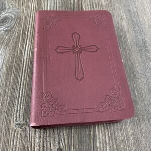 NIV Holy Bible Take-It-Anywhere Compact Zondervan Burgandy 2011 Faux Duo-tone